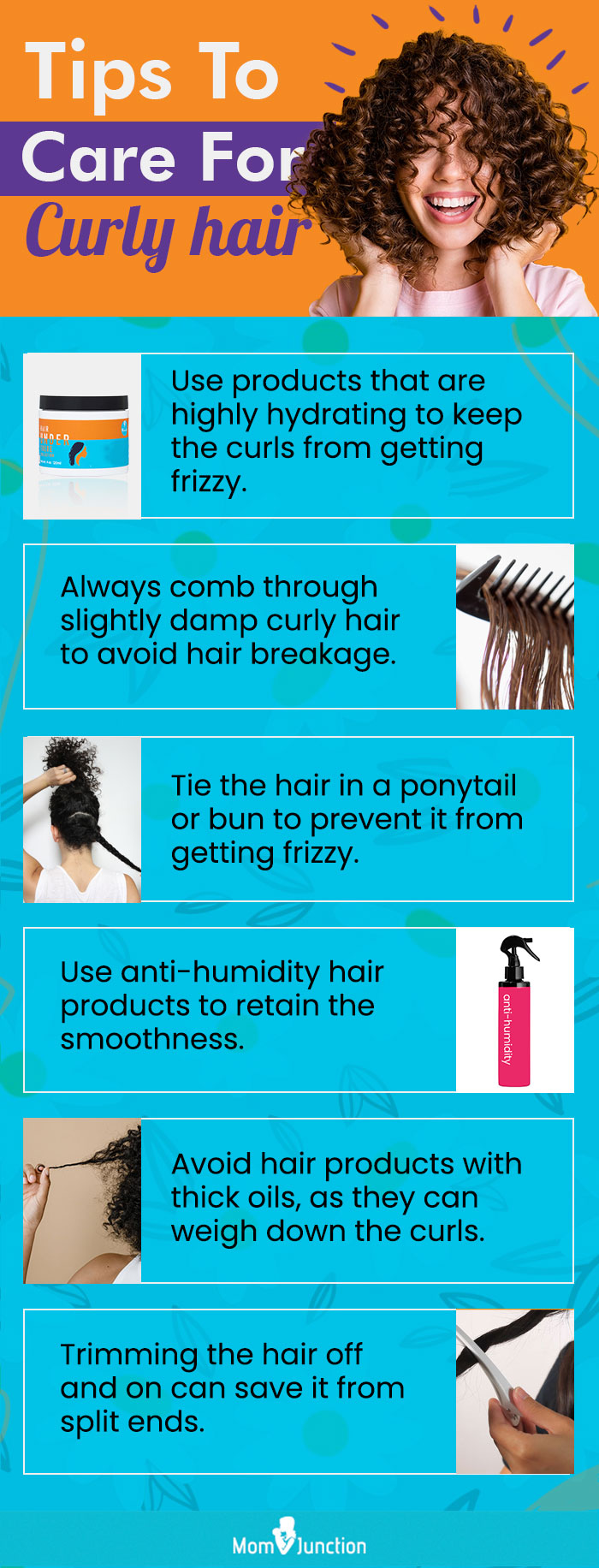Tips To Care For Curly Hair
