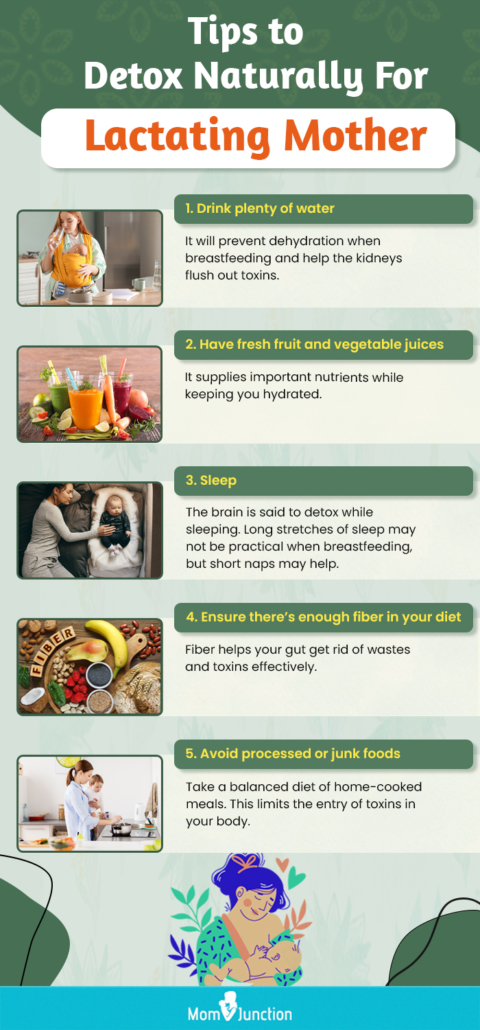 tips to detox naturally for lactating mothers (infographic)