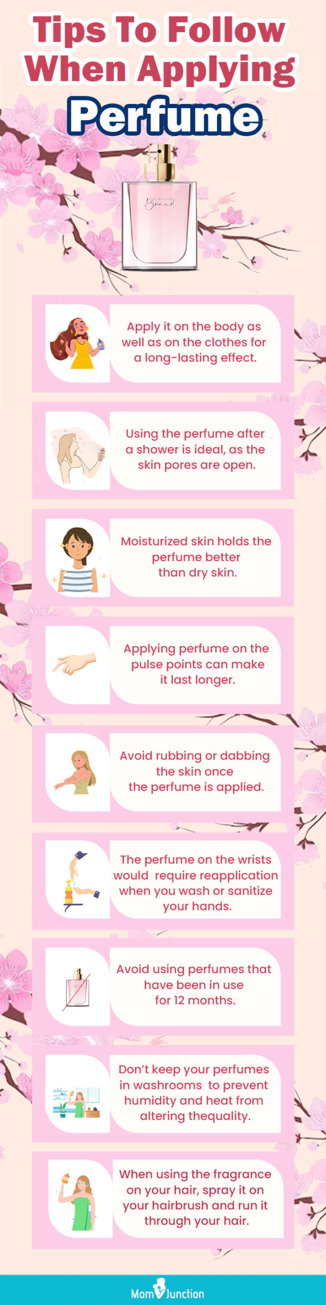 Tips To Follow When Applying Perfume (infographic)