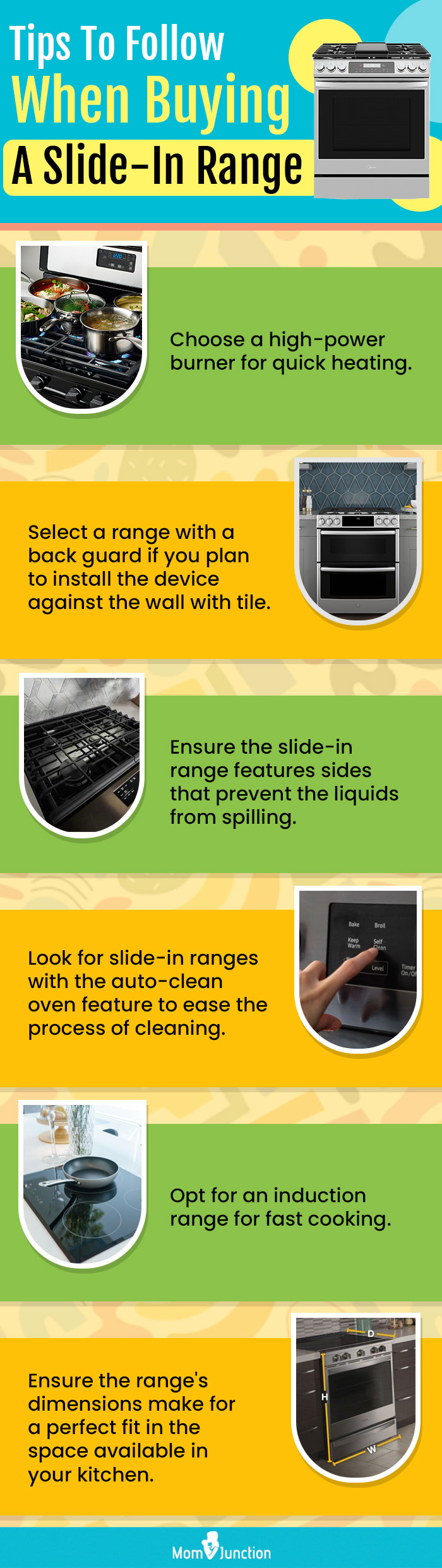 Tips To Follow When Buying A Slide In Range (Infographic)