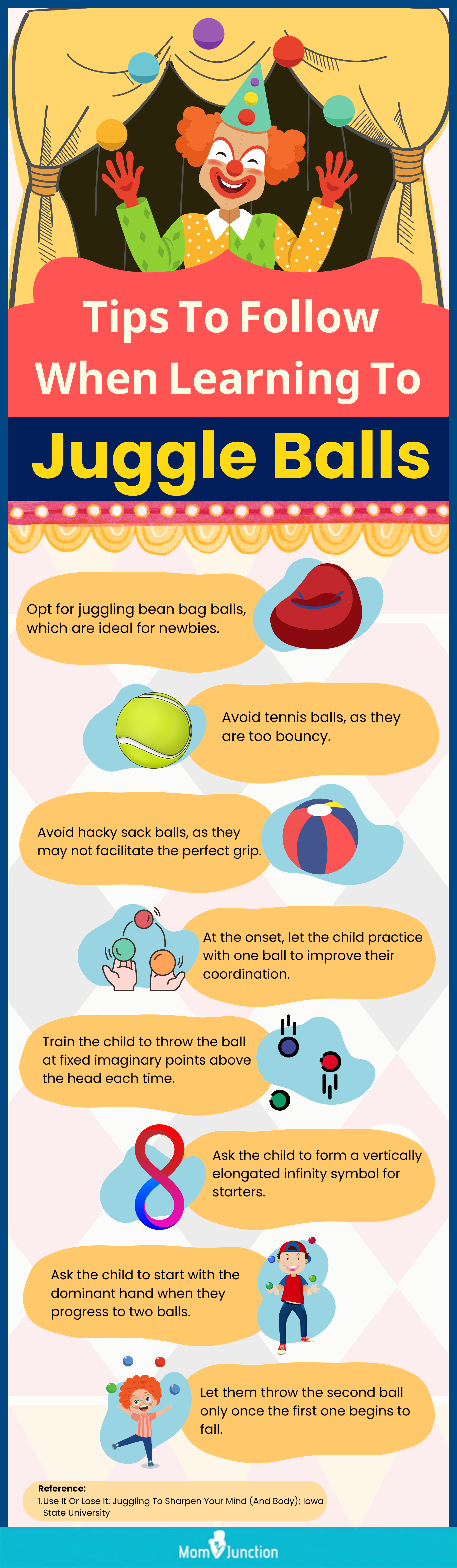 Tips To Follow When Learning To Juggle Balls (infographic)
