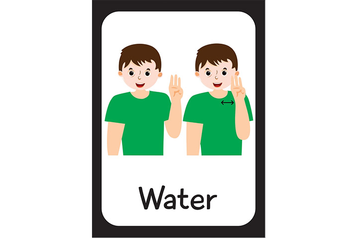 Water in sign language