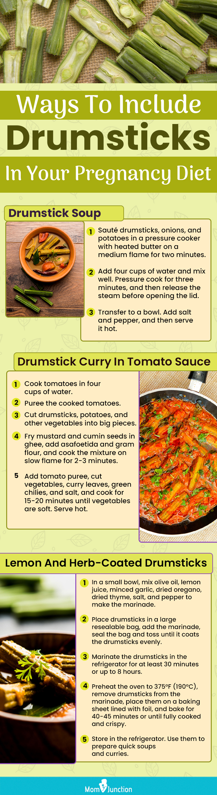 ways to include drumsticks in your pregnancy diet (infographic)