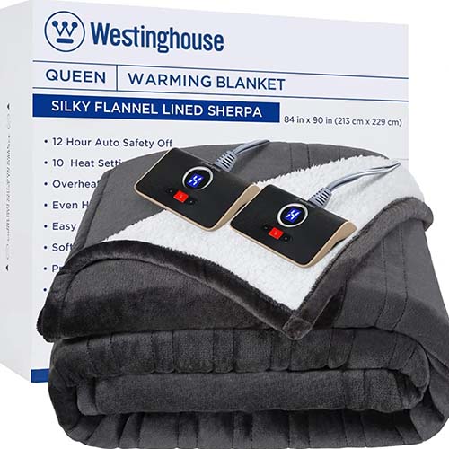 Best Easy-To-Store: Westinghouse Electric Blanket Flannel