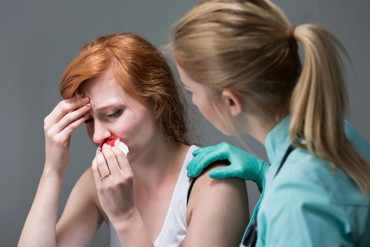 Pregnant women may get hospitalized for severe nose bleeding