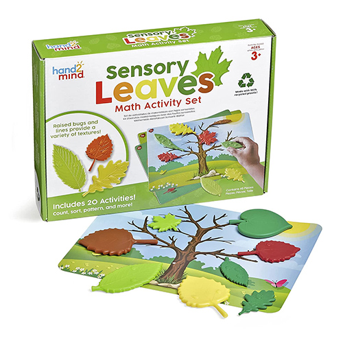 hand2mind Sensory Leaves Math Activity And Puzzle Set