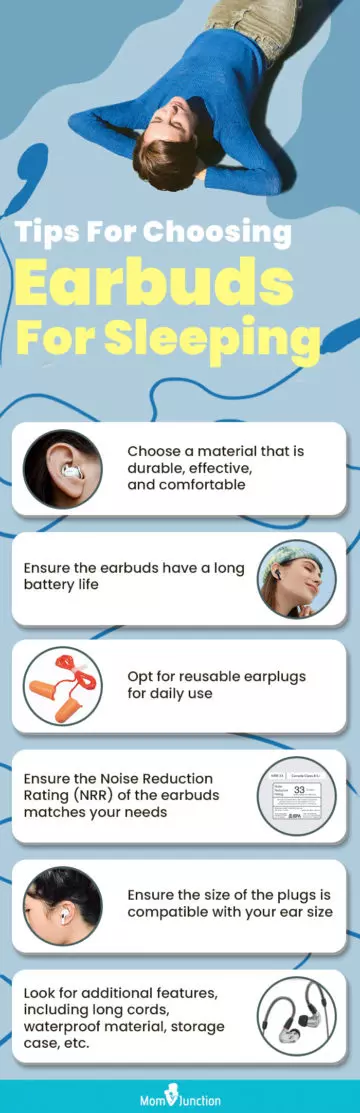 Tips for choosing earbuds for sleeping