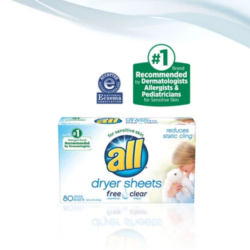 All Fabric Softener Dryer Sheets