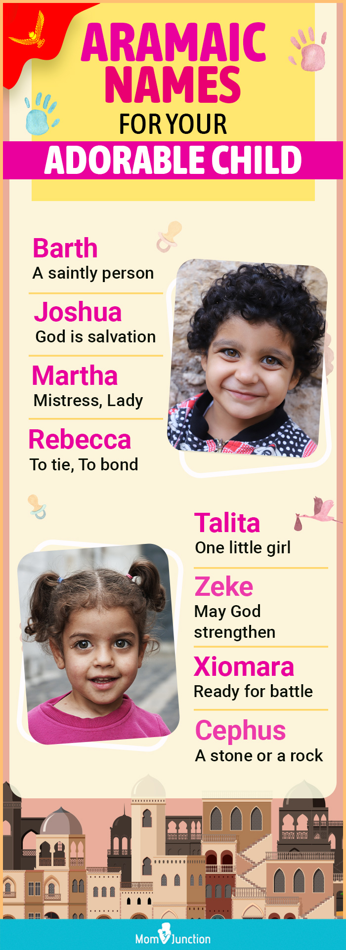 aramaic names for your adorable child (infographic)