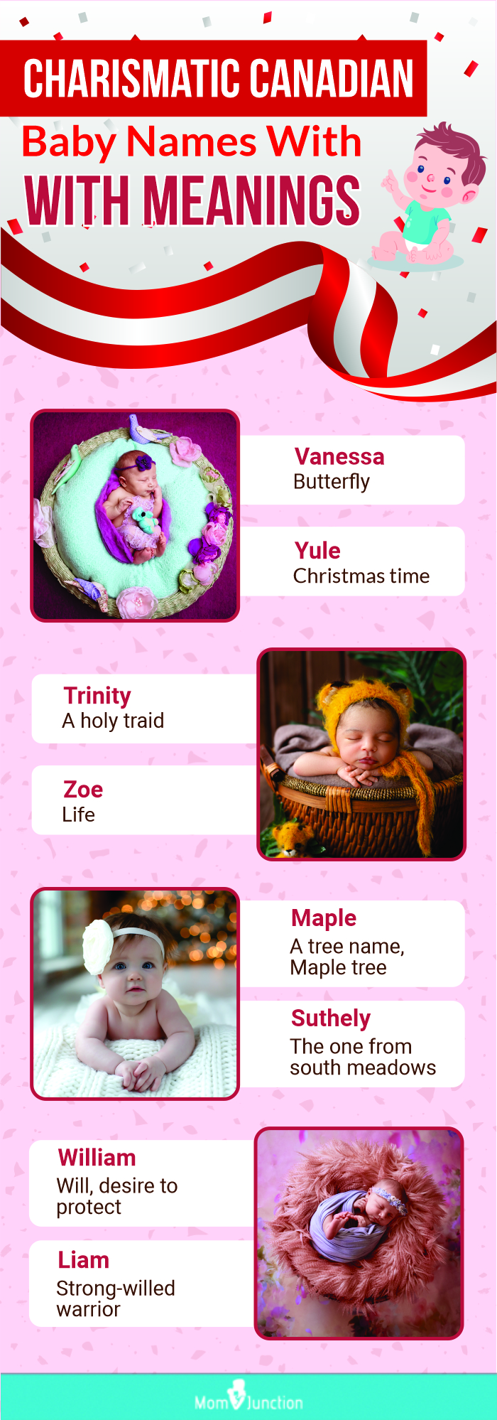 charismatic canadian baby names with meanings (infographic)