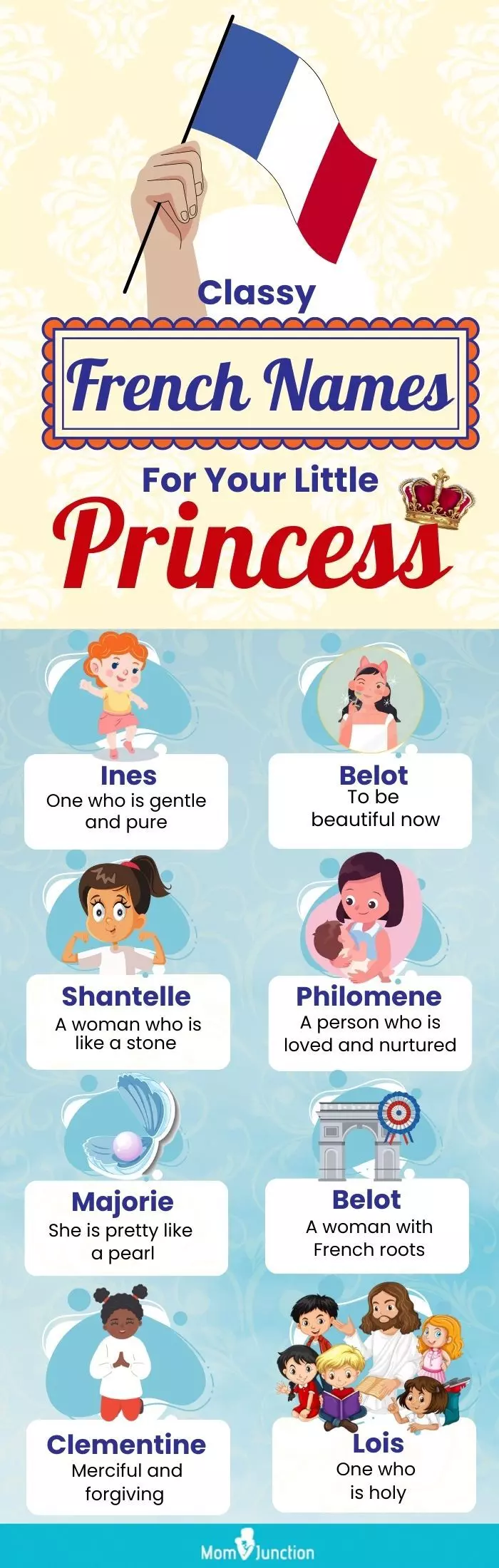 classy french names for your little princess (infographic)