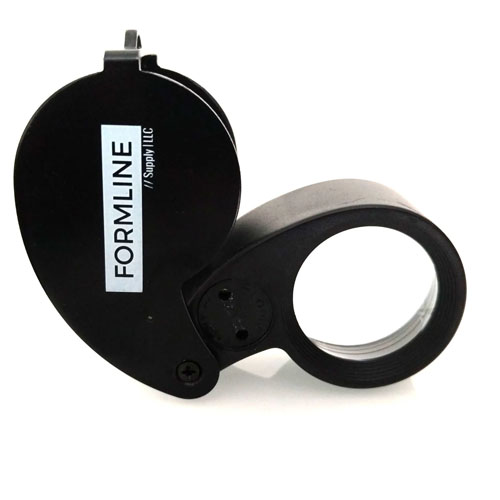 Nikon 10x Jewelry Triplet Loupe Jeweler Pocket Round Magnifier