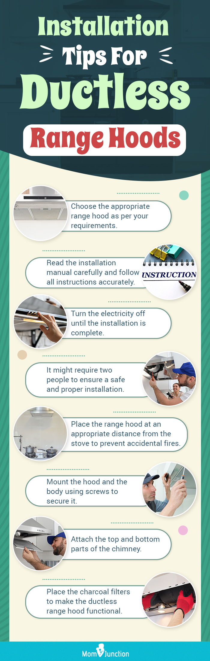 Installation Tips For Ductless Range Hoods (infographic)