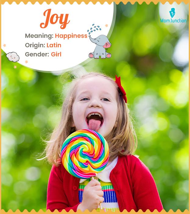 Joy Name Meaning, Origin, History, And Popularity