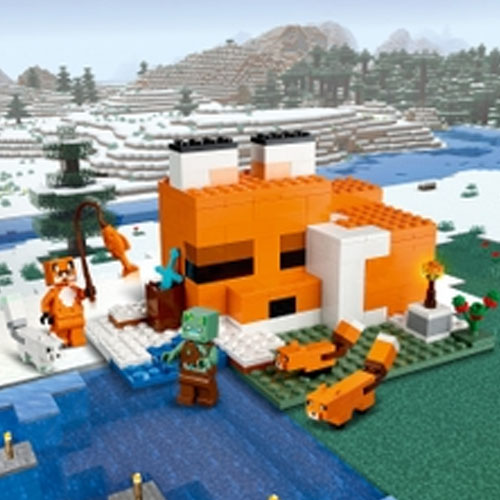 Lego Minecraft The Fox Lodge Building Toy