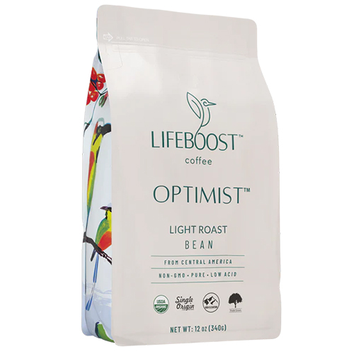 Lifeboost Coffee Light Roast Whole Bean Coffee
