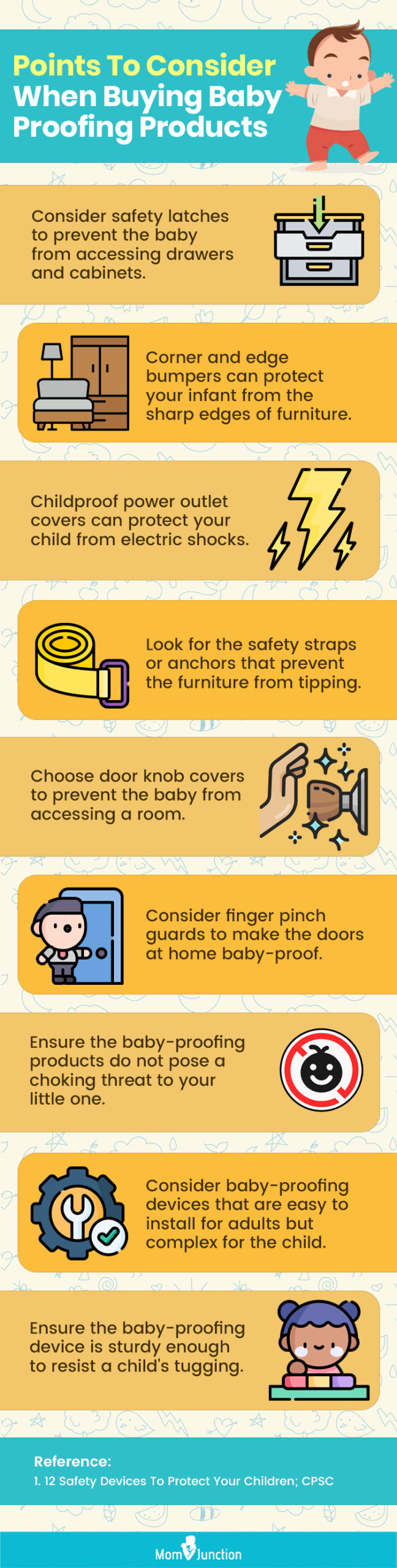 Points To Consider When Buying Baby Proofing Products (infographic)