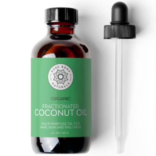 Pure Body Naturals Organic Fractionated Coconut Oil