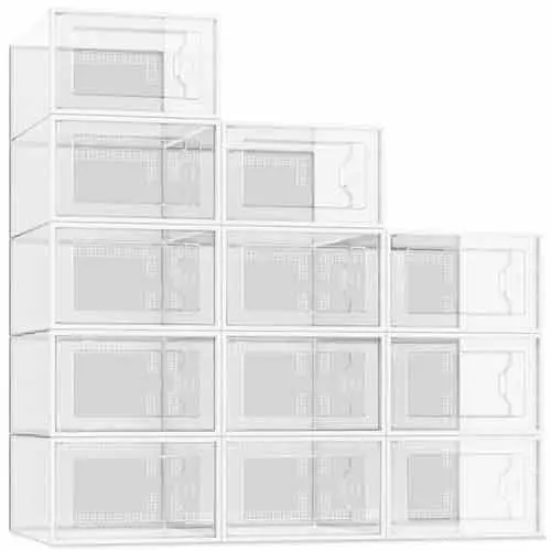 See Spring 12 Pack Shoe Storage Box