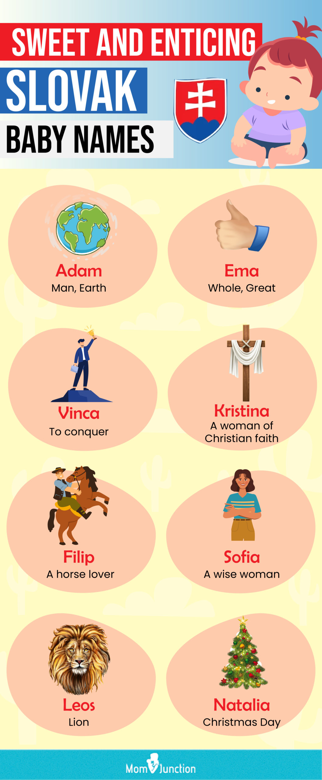 appealing slovak baby names to explore (infographic)
