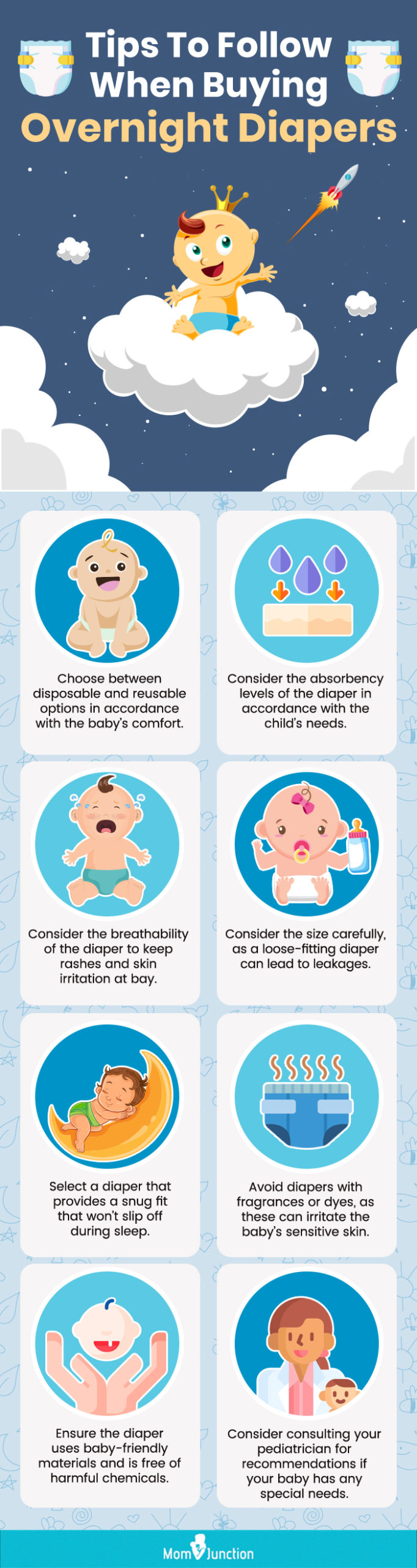 Tips To Follow When Buying Overnight Diapers (infographic)