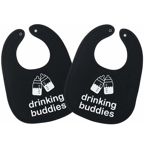 Twinstuff Drinking Buddies Bibs