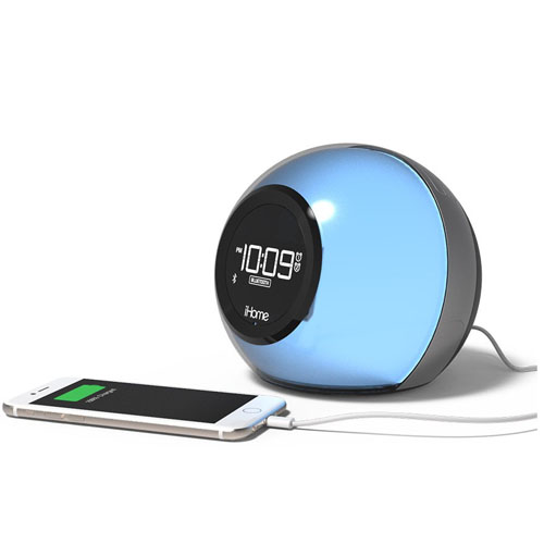 iHome iBT29BC Bluetooth Color Changing Digital Alarm Clock