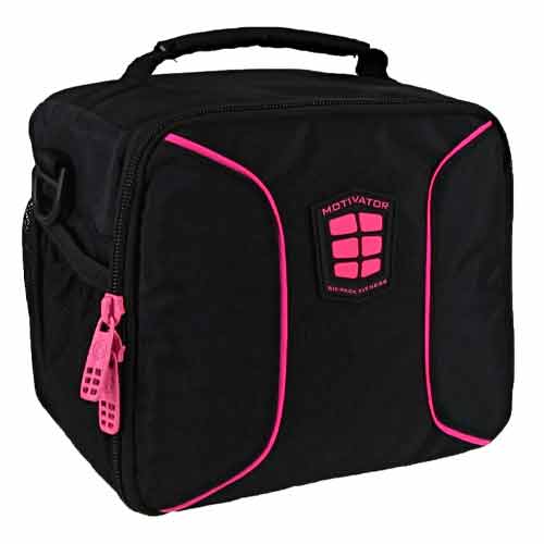 6 Pack Fitness Meal Motivator Cube Lunch Bag