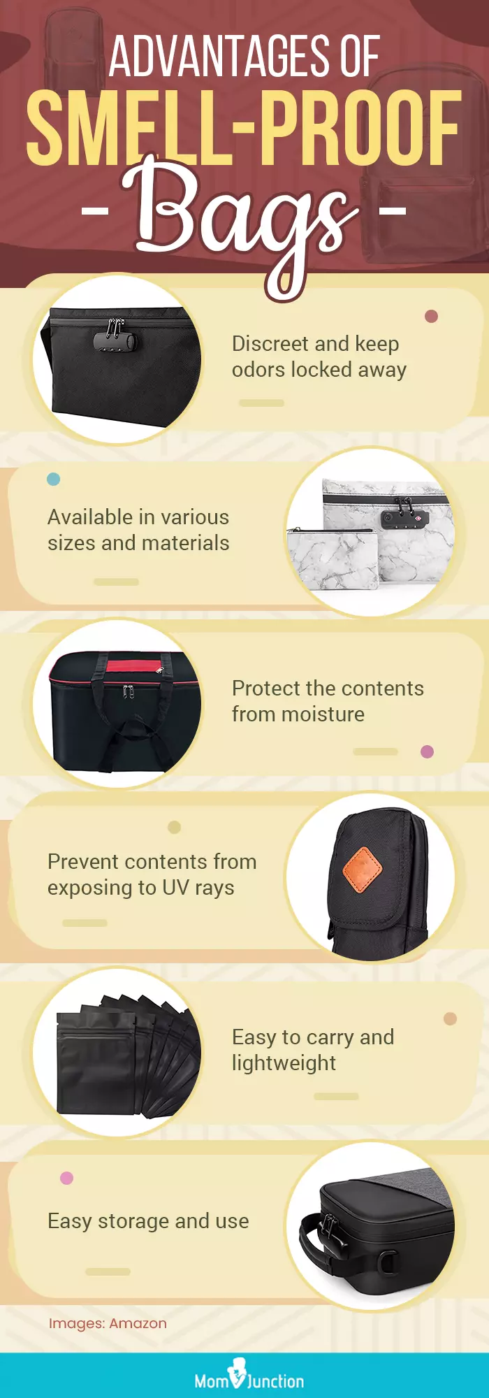 Advantages Of Smell Proof Bags (infographic)