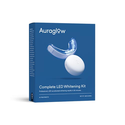 Auraglow Teeth Whitening Kit With LED Light