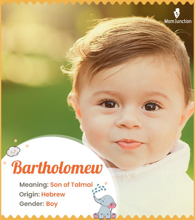 Bartholomew Name Meaning, Origin, History, And Popularity 