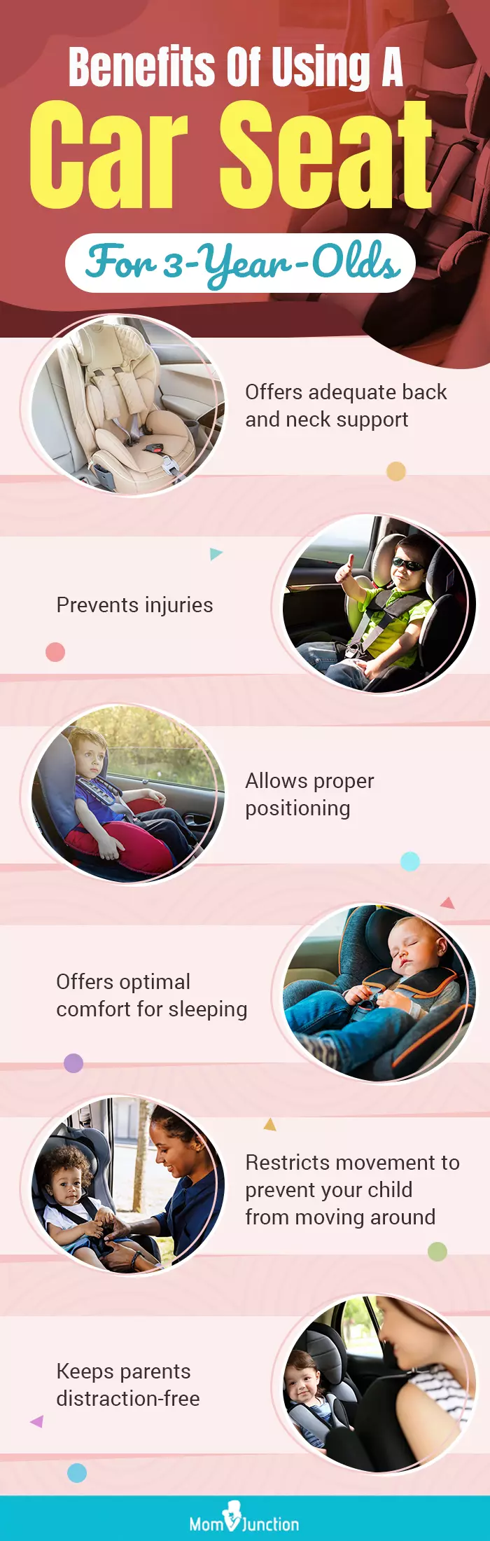 Benefits Of Using A Car Seat For 3 Year Olds (infographic)