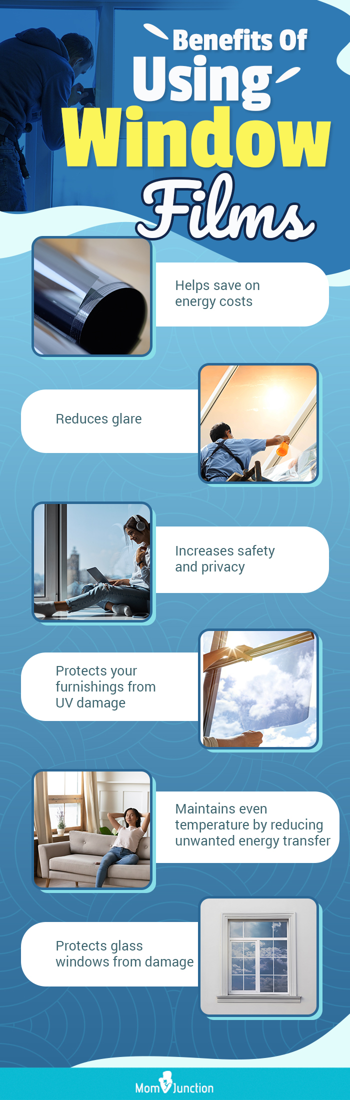 Benefits Of Using Window Films (infographic)
