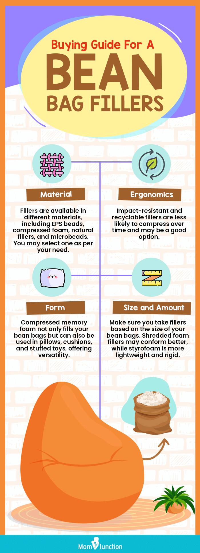Buying Guide For A Bean Bag Filler (infographic)