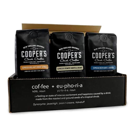 库珀的桶咖啡浓缩咖啡盒集