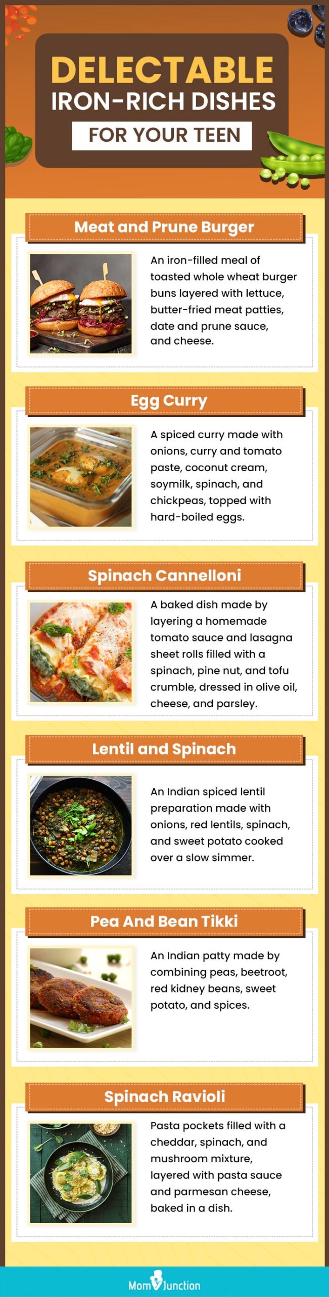 delectable iron rich dishes for your teen (infographic)