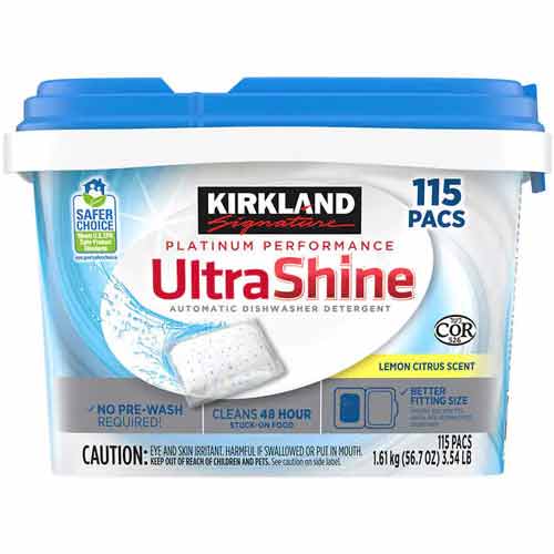 Kirkland Signature UltraShine Dishwasher Detergent