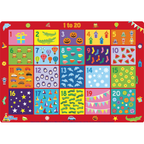 Little Wigwam One To 20 Placemat 