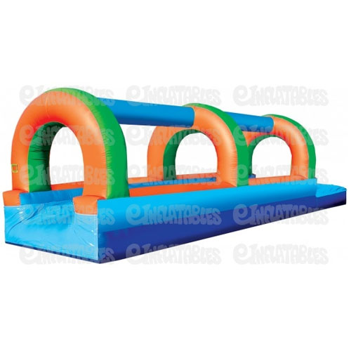 Pogo Bounce House Rainbow Inflatable Water Slide