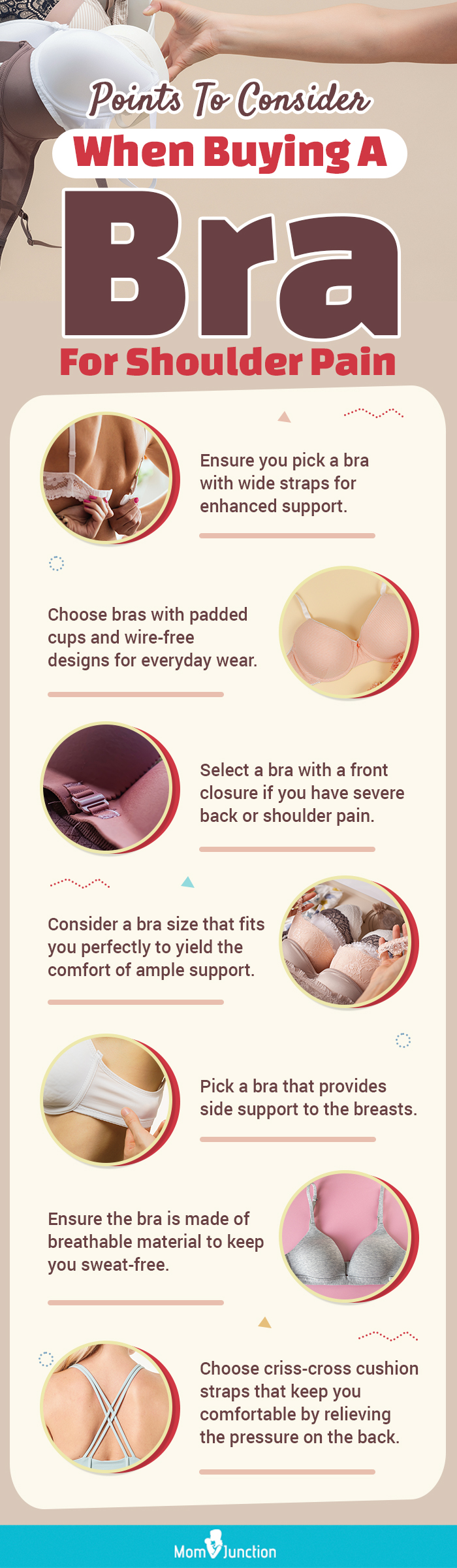 Points-To-Consider-When-Buying-A-Bra-For-Shoulder-Pain (infographic)