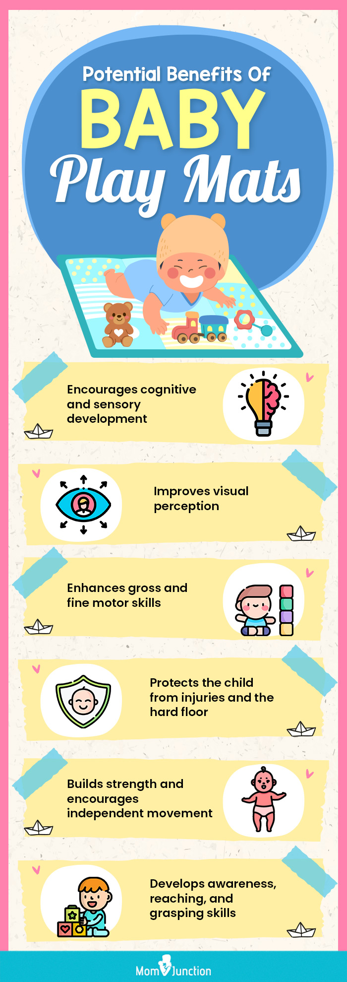 Potential Benefits Of Baby Play Matss (infographic)