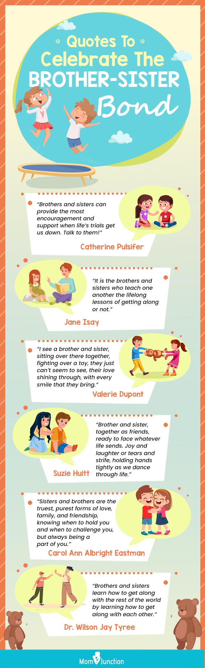 quotes to celebrate the brother sister bond (infographic)