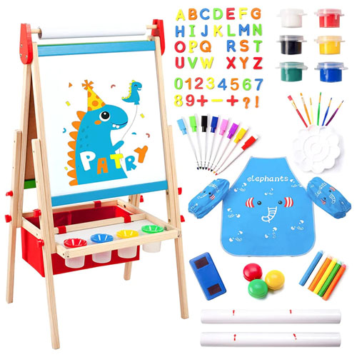 Rundad Double Sided Wooden Easel