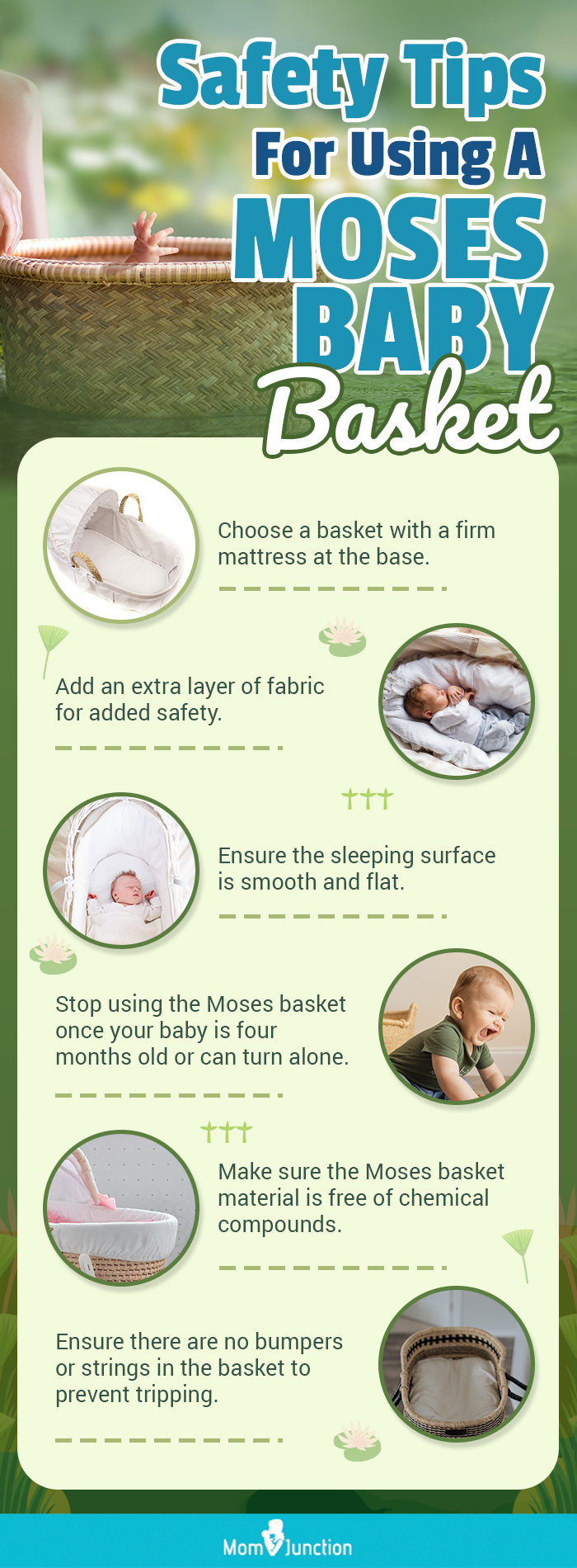Safety-Tips-For-Using-A-Moses-Baby-Basket (infographic)