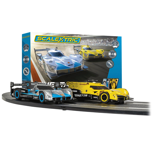 Scalextric Ginetta Racers Analog Slot Car Race Track Set