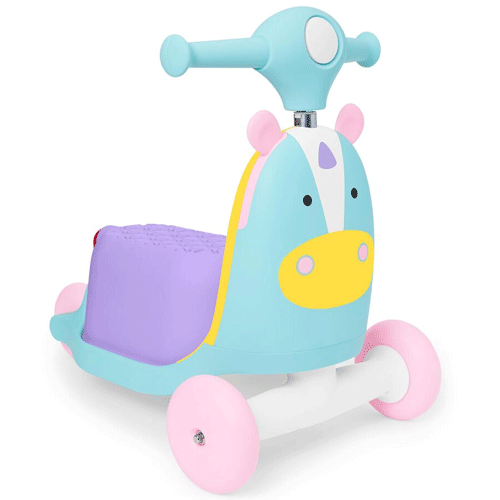 Skip Hop 3-in-1 Baby Activity Push Walker To Toddler Scooter