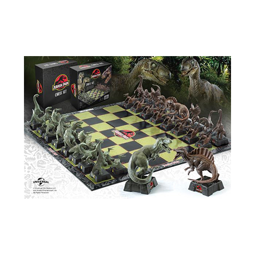 The Noble Collection Jurassic Park Chess Set