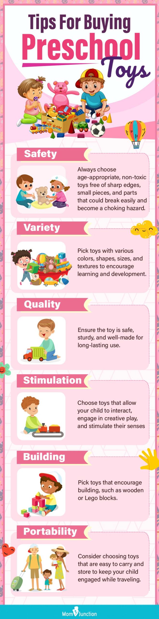 Tips For Buying Preschool Toys (infographic)