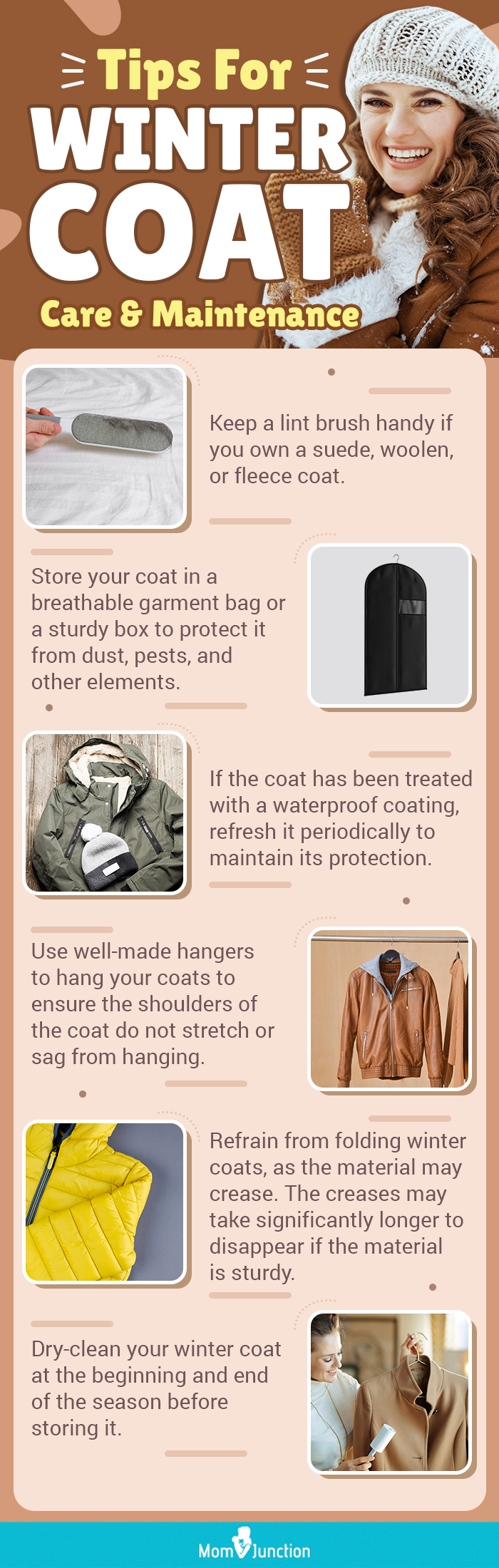 Tips For Winter Coat Care And Maintenance (infographic)