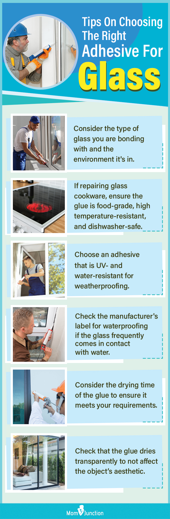 Tips On Choosing The Right Adhesive For Glass (infographic)
